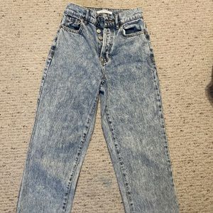 Pacsun acid wash mom jeans